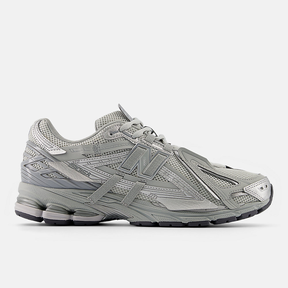 New Balance 1906A Shoes Concrete with Silver Metallic and Brighton Grey